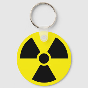 Porte-clés Porte - clé radioactif de symbole