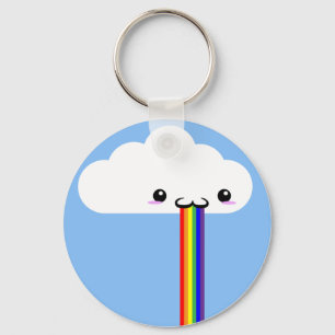 Porte-clés Porte - clé Rainbow Cloud Puking