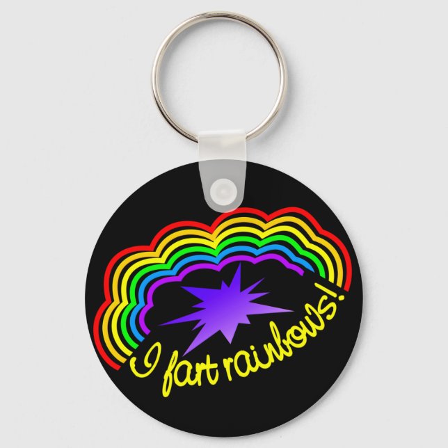 Porte-clés Porte - clé Rainbow Farts (Recto)