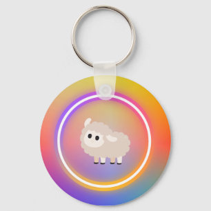 Porte-clés Porte - clé Rainbow Sheep
