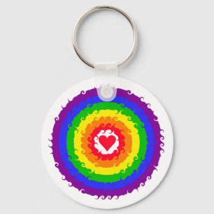Porte-clés Porte - clé Rainbow Wheel