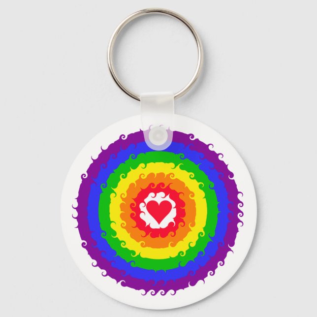 Porte-clés Porte - clé Rainbow Wheel (Recto)
