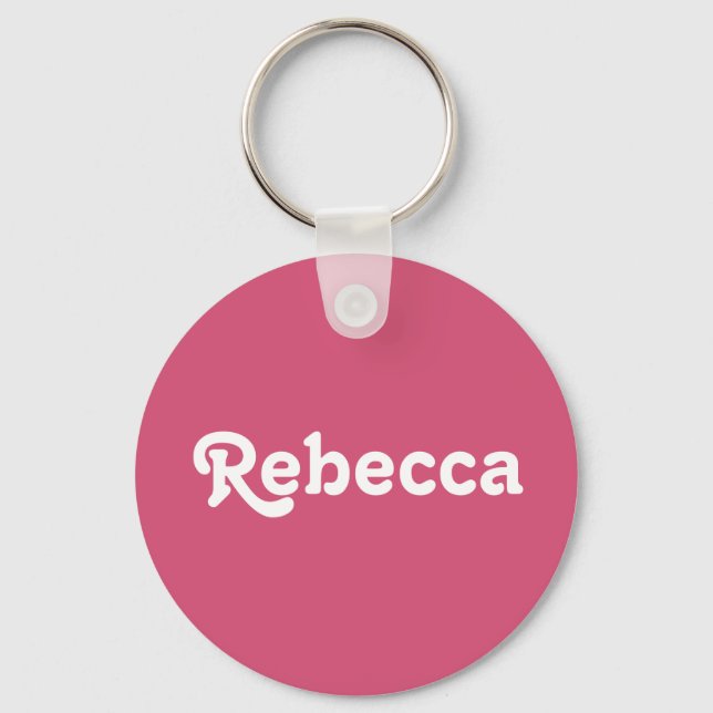 Porte-clés Porte - clé Rebecca (Recto)