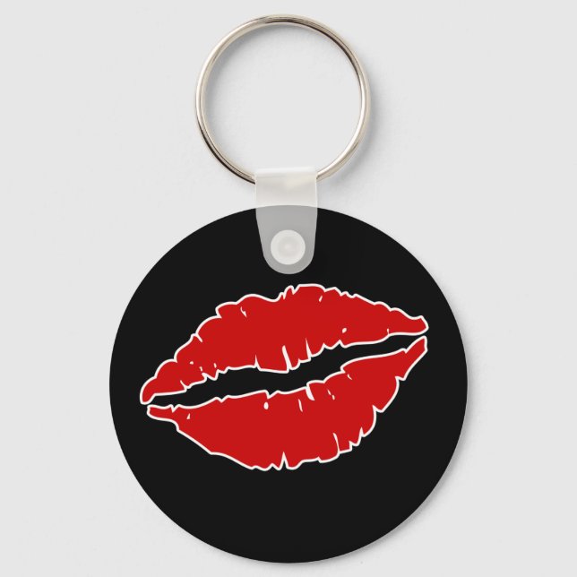 Porte-clés Porte - clé Red Lips (Recto)