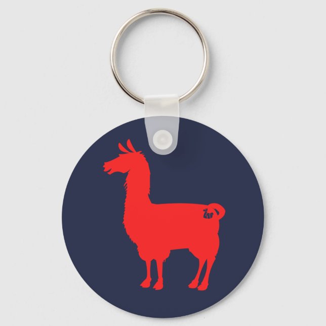 Porte-clés Porte - clé Red Llama (Recto)
