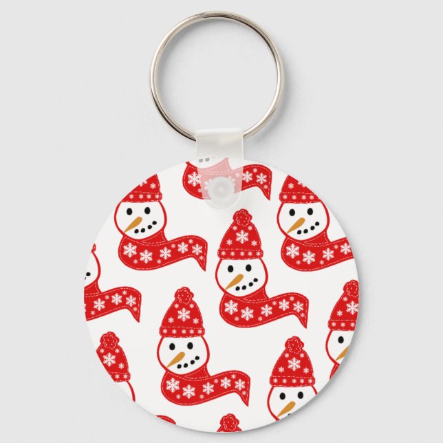 Porte-clés Porte - clé Red Snowmen (Recto)