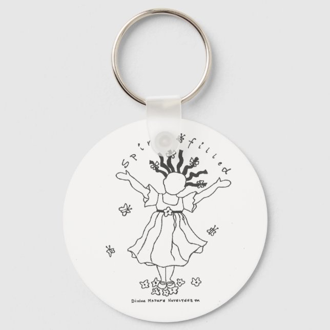 Porte-clés Porte - clé rempli d'esprit (Recto)