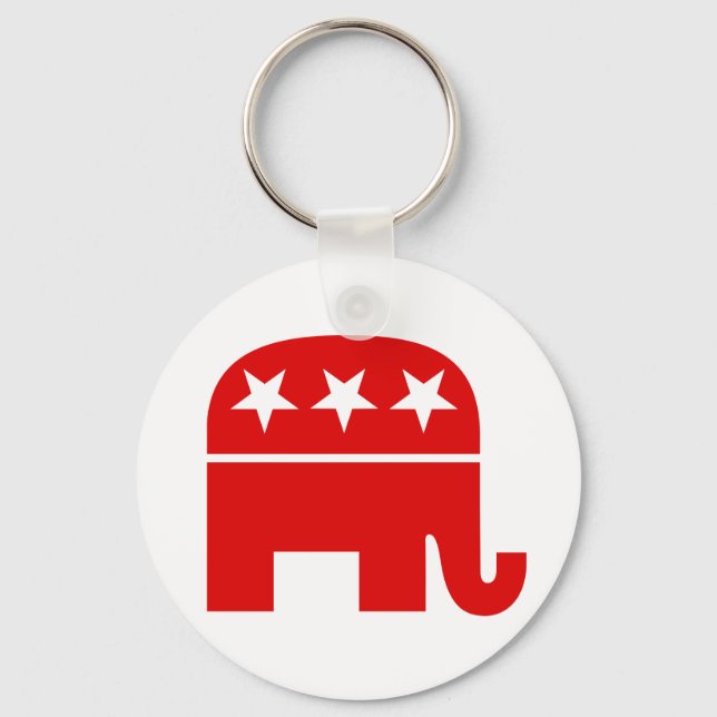 Porte-clés Porte - clé républicain des éléphants (Recto)
