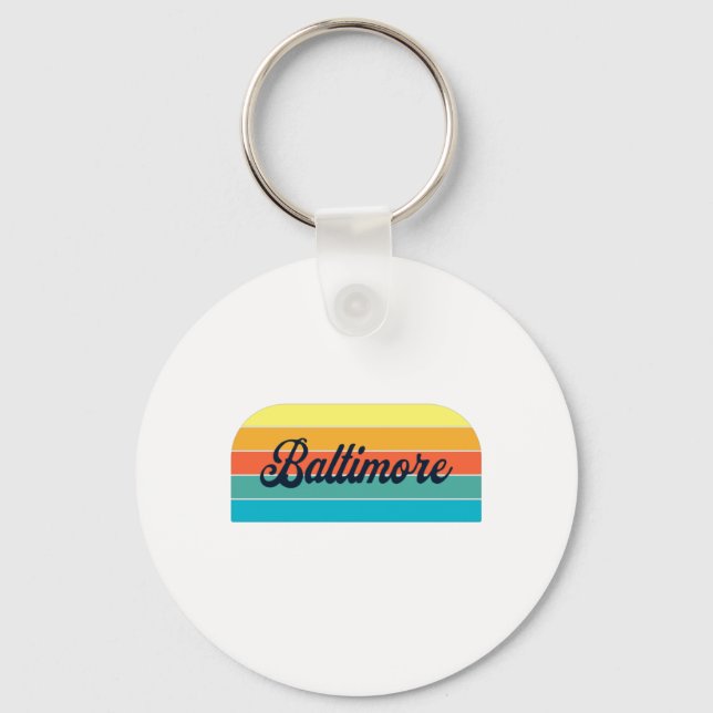 Porte-clés Porte - clé Retro Baltimore (Recto)
