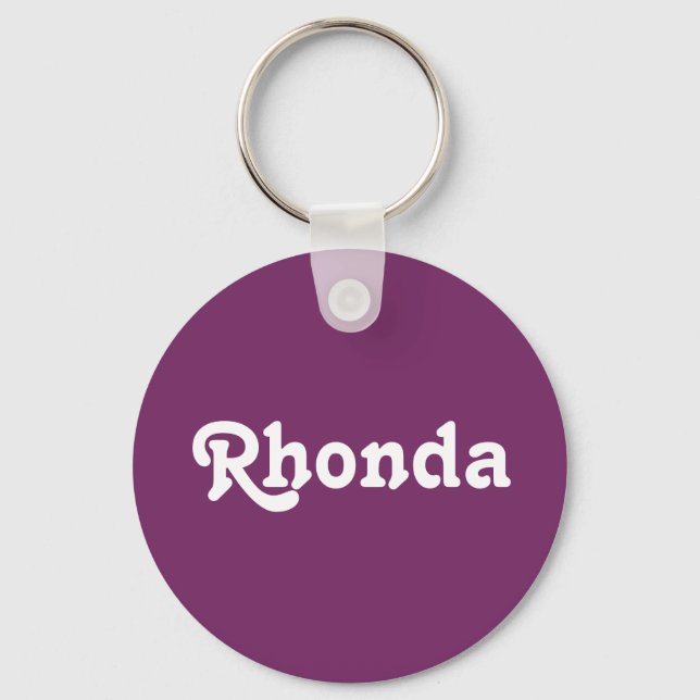 Porte-clés Porte - clé Rhonda (Recto)
