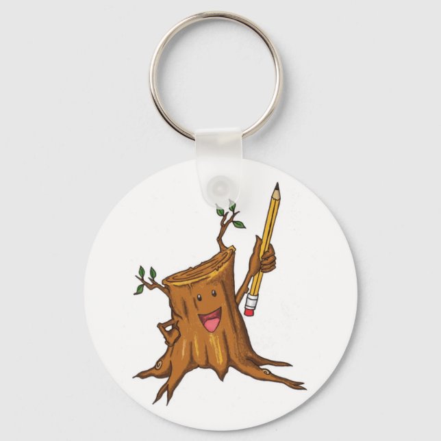 Porte-clés Porte - clé robuste blanc (Recto)