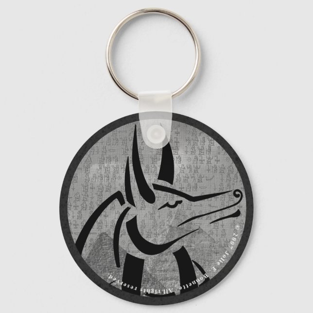 Porte-clés Porte - clé rond Anubis (Recto)