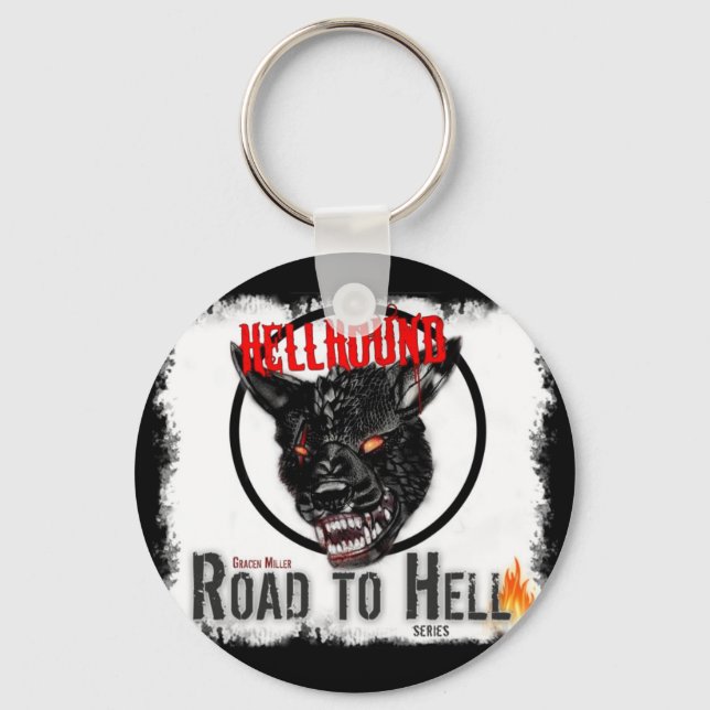 Porte-clés Porte - clé rond Hellhound (Recto)