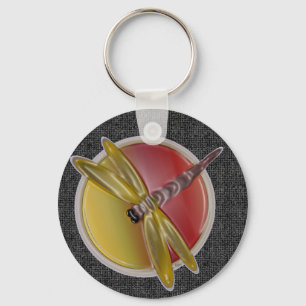 Porte-clés Porte - clé rond (noir)