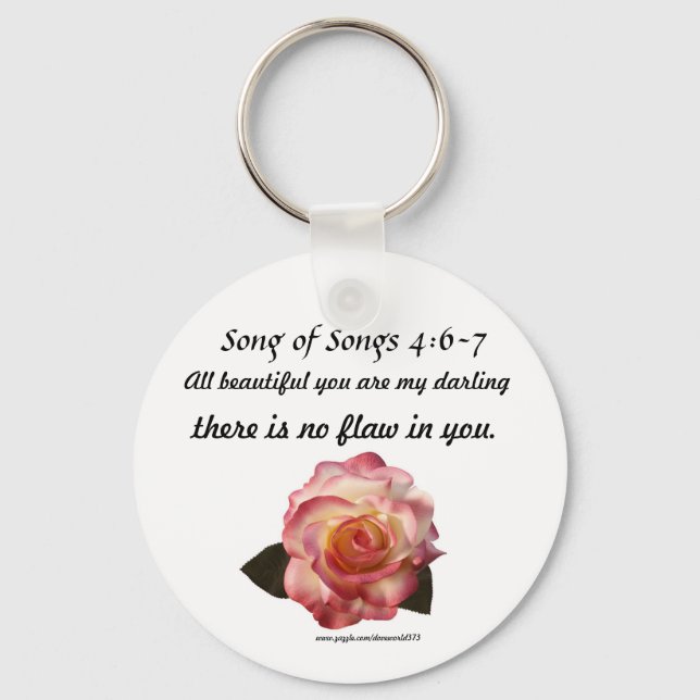 Porte-clés Porte - clé rose (Recto)