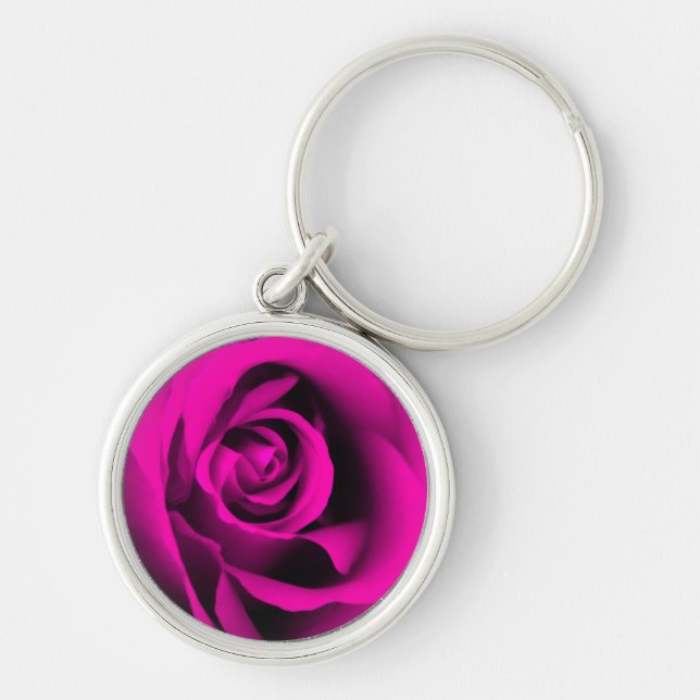 Porte-clés Porte - clé rose (Devant)