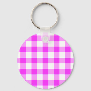 Porte-clés Porte - clé rose et blanc