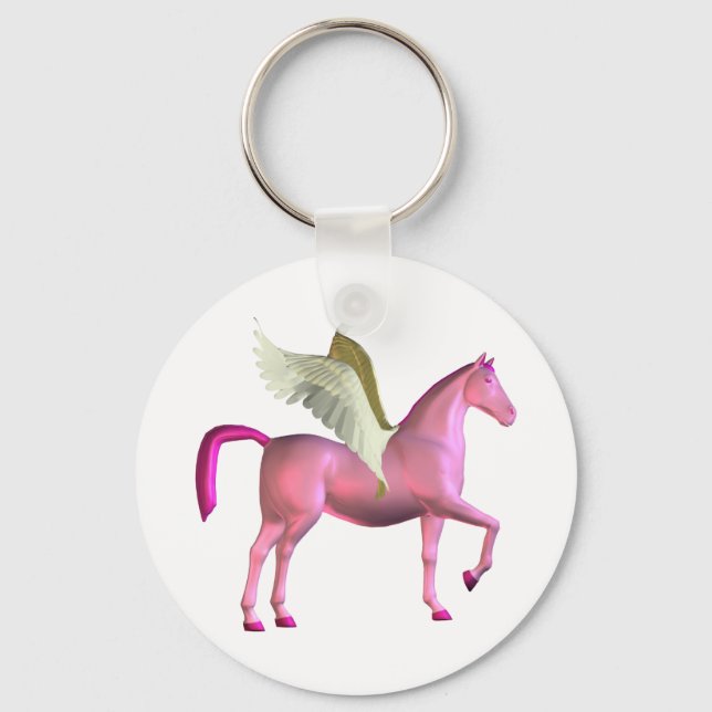 Porte-clés Porte - clé rose Pegasus (Recto)