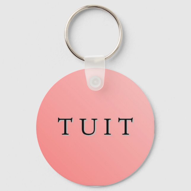 Porte-clés Porte - clé rose Tuit (Recto)