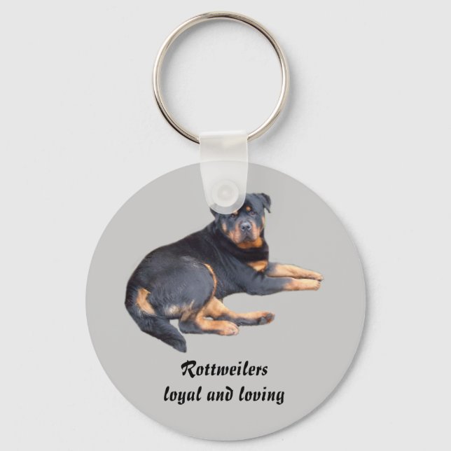 Porte-clés Porte - clé Rottweiler (Recto)