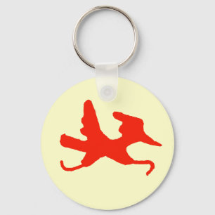 Porte-clés Porte - clé rouge de coureur