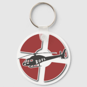 Porte-clés Porte - clé rouge d'hélicoptère