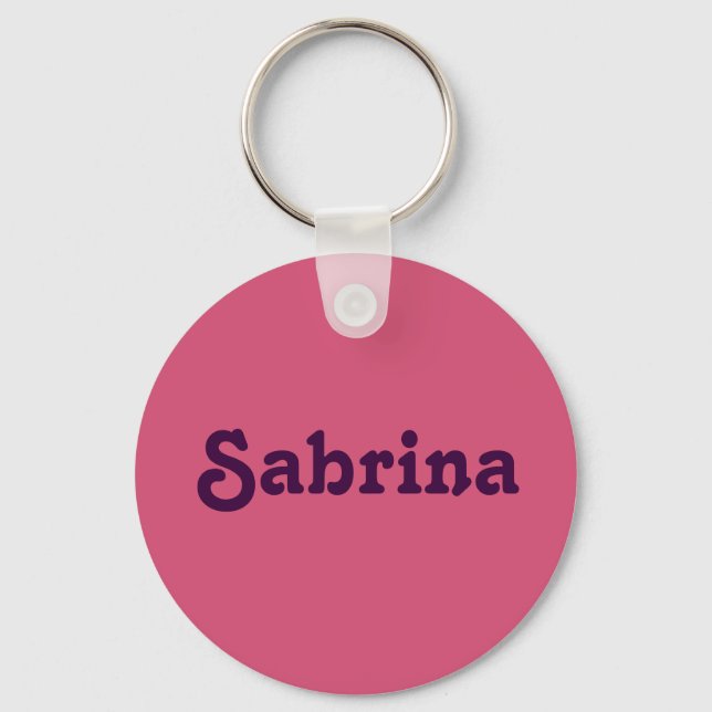 Porte-clés Porte - clé Sabrina (Recto)