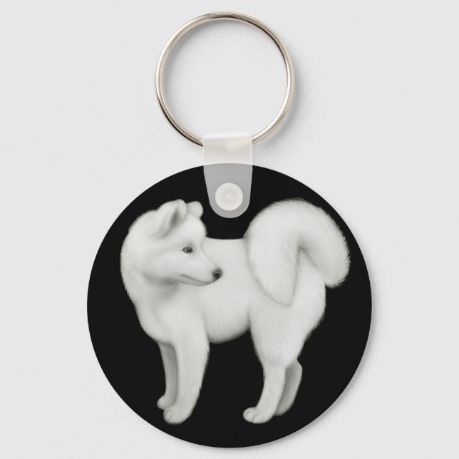 Porte-clés Porte - clé Samoyed Dog (Recto)