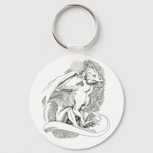 Porte-clés Porte - clé se reposant de dragon