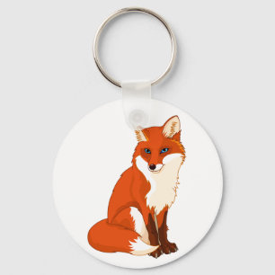 Porte-clés Porte - clé se reposant mignon de Fox