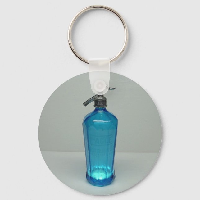 Porte-clés PORTE - CLÉ SELTZER (bleu) (Recto)