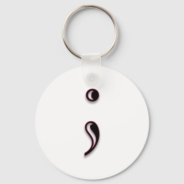 Porte-clés Porte - clé Semicolon (Recto)