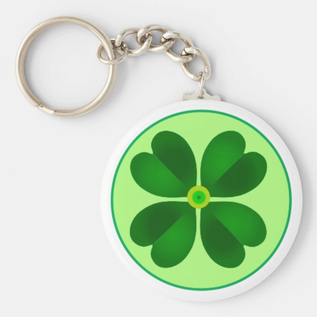 Porte-clés Porte - clé shamrock (Devant)