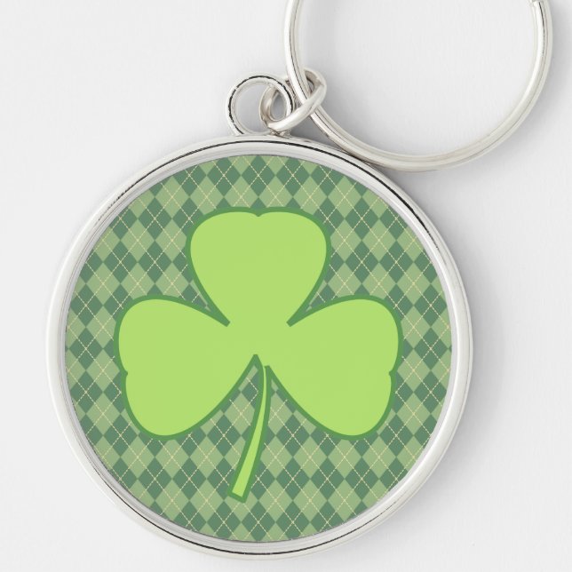 Porte-clés Porte - clé shamrock (Devant)