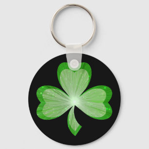 Porte-clés porte - clé shamrock noir