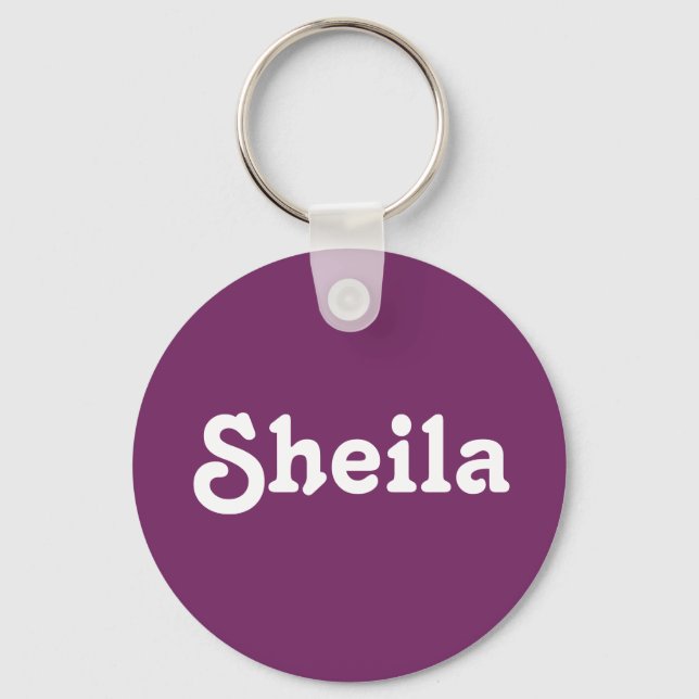 Porte-clés Porte - clé Sheila (Recto)