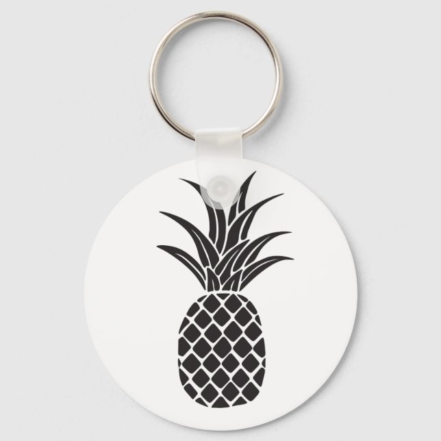 Porte-clés Porte - clé Silhouette ananas (Recto)