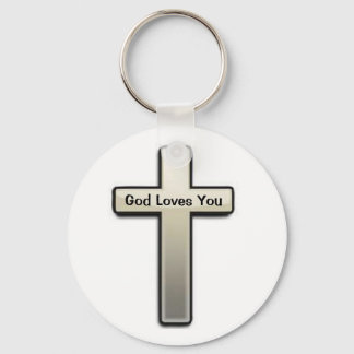 Porte-clés Porte - clé Silver Cross Dieu vous aime