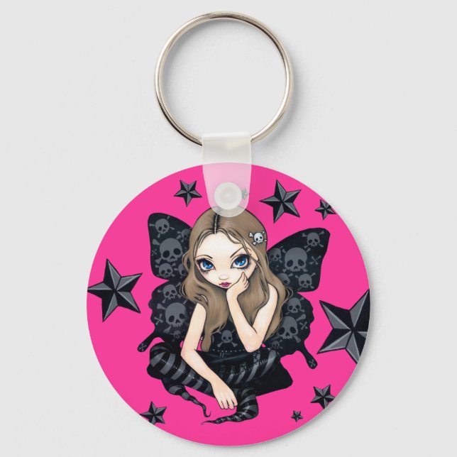 Porte-clés porte - clé "Skuls and Stars" (Recto)