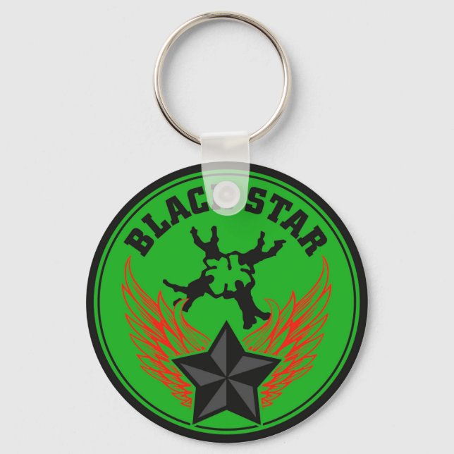 Porte-clés Porte - clé Skydiving Blackstar (Recto)