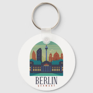 Porte-clés Porte - clé Skyline Allemagne Berlin