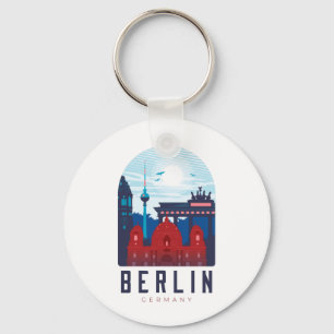 Porte-clés Porte - clé Skyline Allemagne Berlin