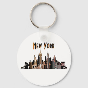 Porte-clés Porte - clé Skyline de New York