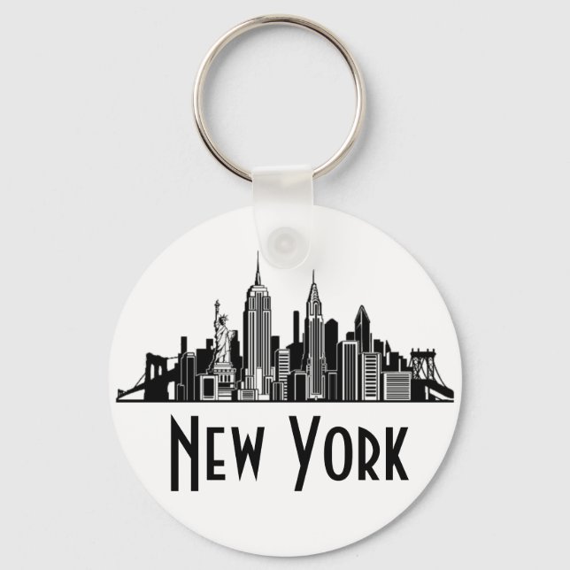 Porte-clés Porte - clé Skyline de New York (Recto)