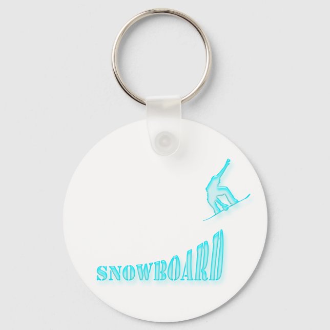 Porte-clés Porte - clé Snowboarder (Recto)