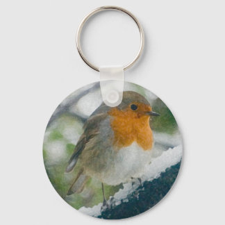 Porte-clés Porte - clé Snowy Robin