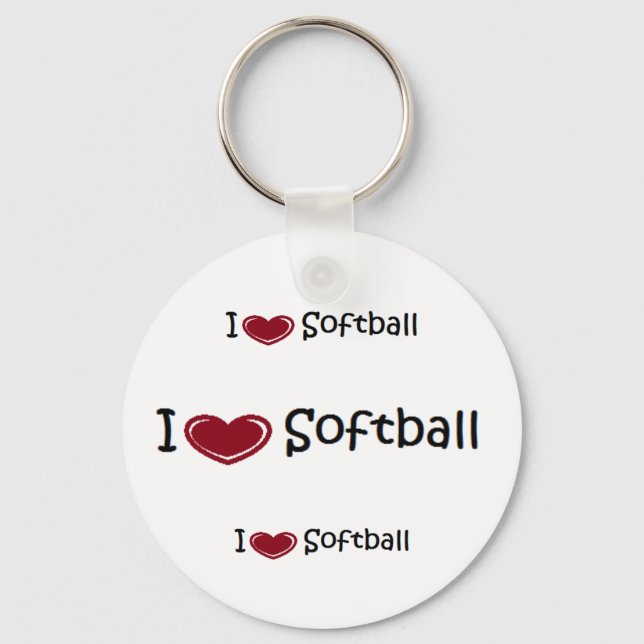 PORTE-CLÉS PORTE - CLÉ SOFTBALL (Recto)