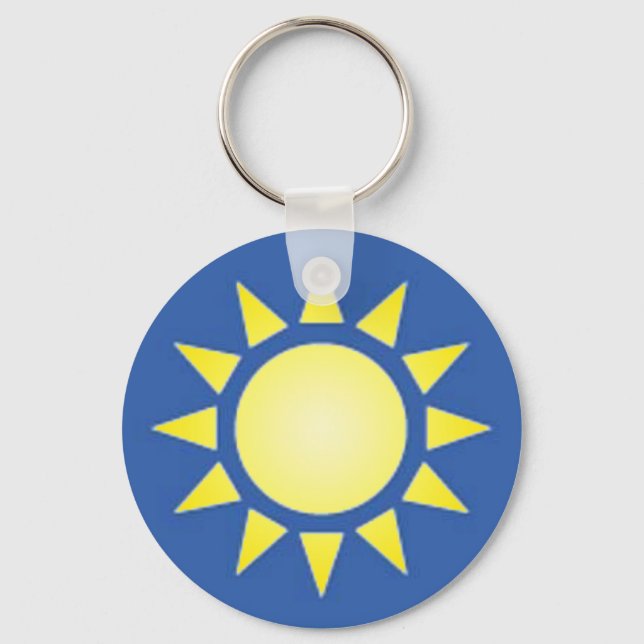 Porte-clés Porte - clé solaire jaune (Recto)
