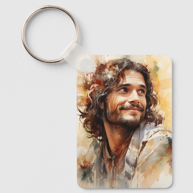 Porte-clés Porte - clé souriant de Jésus (Recto)