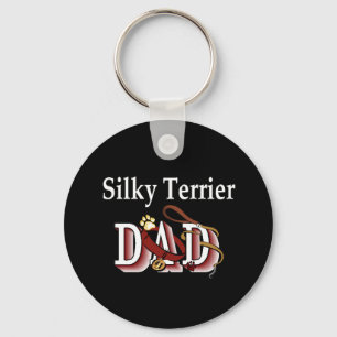 Porte-clés porte - clé soyeux terrier papa